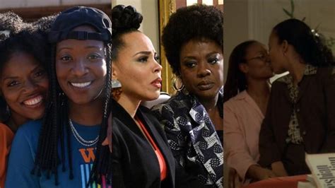 ebony lesbian shower|13 Black Sapphic Couples From TV History That We Love